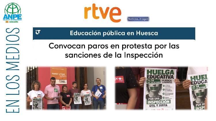 anpe-aragon-en-los-medios---huelga-huesca