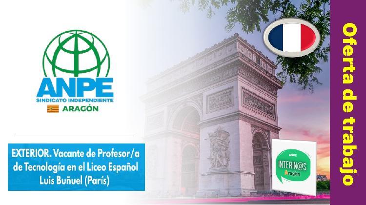 vacante-tecnologia-liceo-espanol-luis-bunuel